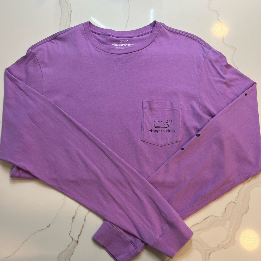 Purple Vineyard Vines Long Sleeve T-shirt
